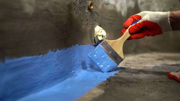 SJ Waterproofing Pros commercial waterproofing team near Roslyn, NY